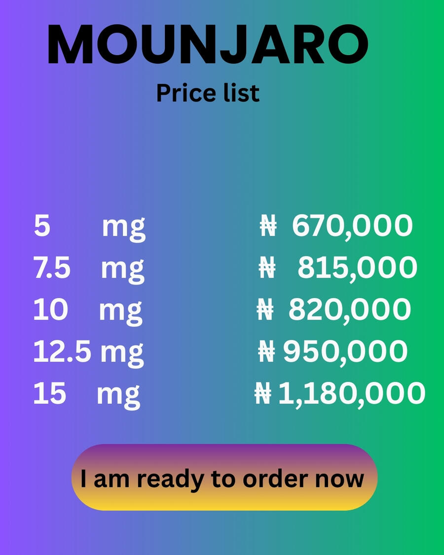 mounjaro 7.5mg in nigeria mounjaro 1mg in nigeria